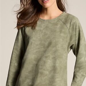 J. Jill - Fit French Terry Tie-Dyed Sweatshirt